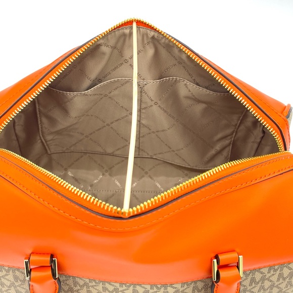 Michael Kors Medium Duffle Satchel Bag & Large 2 in 1 Card Case Wristlet - Picture 10 of 11